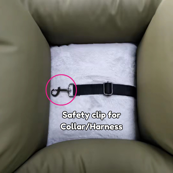 ShopThePaw Pet Car Seat - Matcha / Bagel