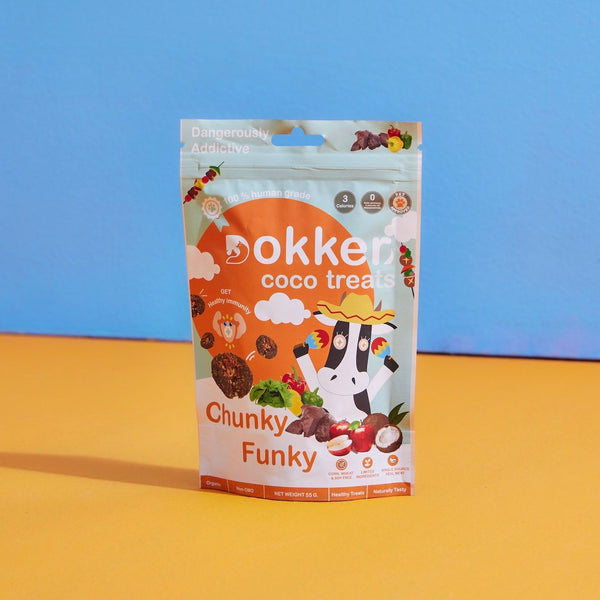 Dokker Coco Chunky Funky Beef Liver Treats for Dogs & Cats