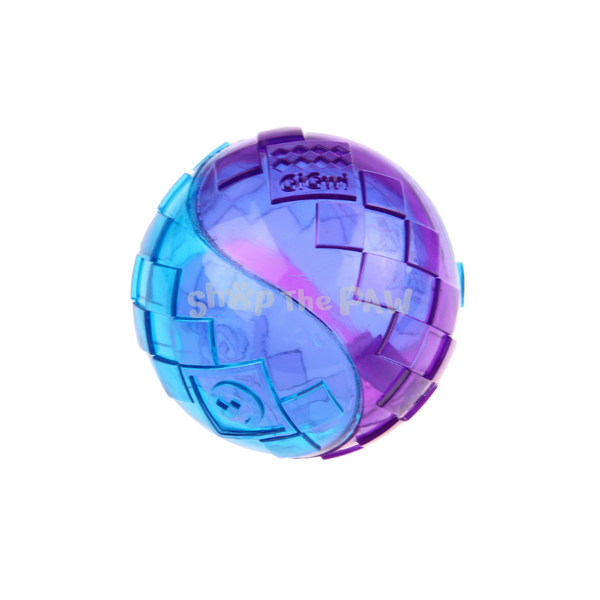 GiGwi Ball with Squeaker Blue/Purple - Dog Toys - GiGwi - Shop The Paw