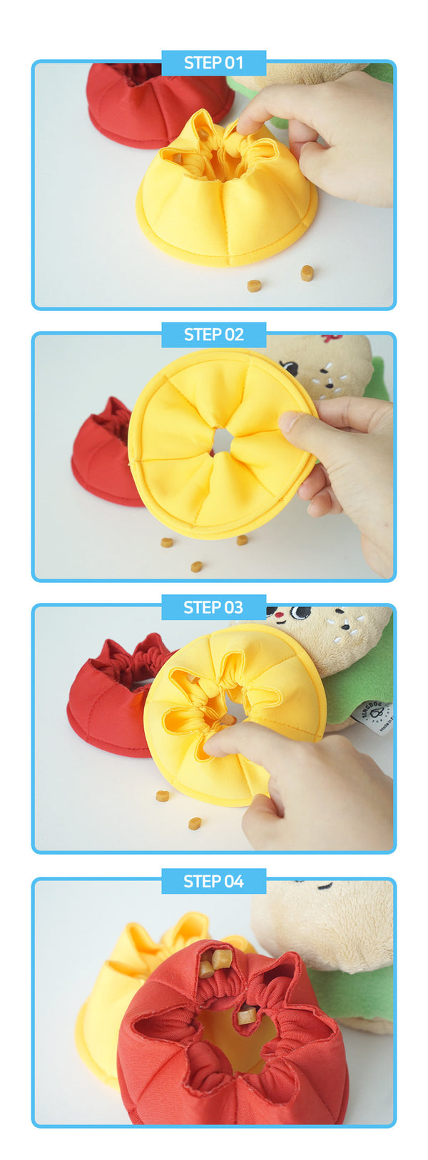 DINGDOG Hamburger Nosework Dog Toy - Dog Toys - DINGDOG - Shop The Paw