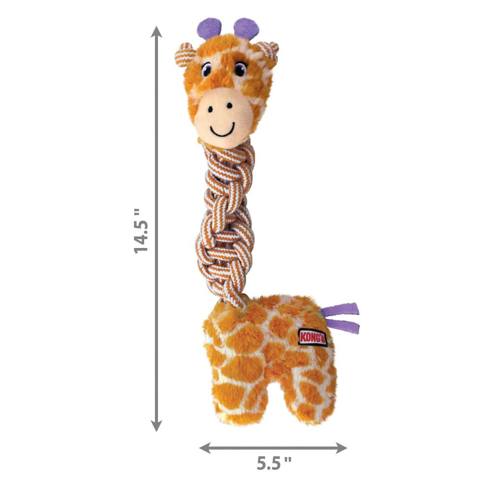 KONG Knots Twists Giraffe Dog Toy Shop The Paw