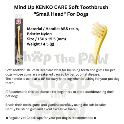 Mind Up Nyanko Care & Kenko Care Toothbrush for Cats & Dogs