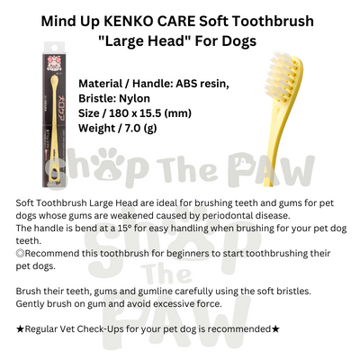 Mind Up Nyanko Care & Kenko Care Toothbrush for Cats & Dogs