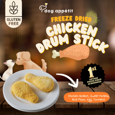 Dog Appetit Artisanal Freeze-dried Chicken Drumstick