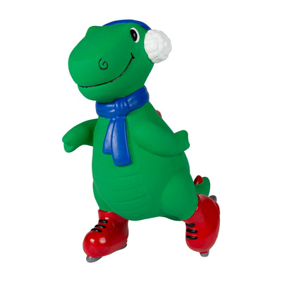 Fringe Studio Christmas Rexy On Ice Latex Dog Toy