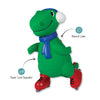 Fringe Studio Christmas Rexy On Ice Latex Dog Toy