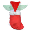 Star Wars: 10" Holiday Grogu Stocking Burrow Dog Toy