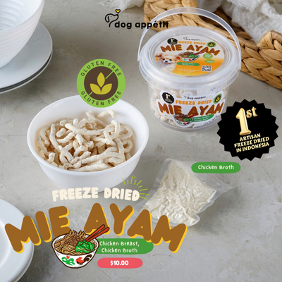 Dog Appetit Artisanal Freeze-dried Mie Ayam (Chicken Noodles)