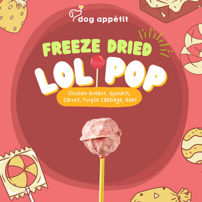 Dog Appetit Artisanal Freeze-dried Lolipop - Assorted