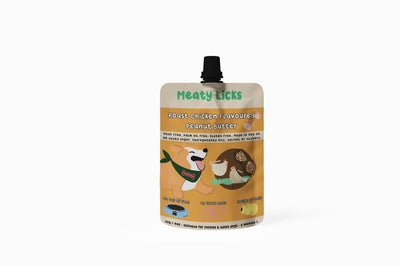 Meaty Licks Peanut Butter - 6 Flavours