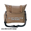 ShopThePaw Pet Car Seat - Matcha / Bagel
