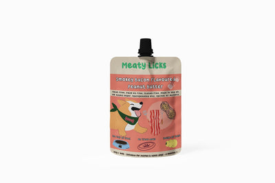 Meaty Licks Peanut Butter - 6 Flavours