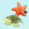 Bite Me Sea Friends Dog Toy (2 pcs)