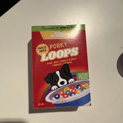 [Dog Appetit x Shop The Paw] Artisanal Freeze-dried Fruity Porky Loops Pet Treats