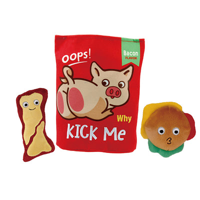 GiGwi 3 in 1 Pork Snack Bag Dog Toy - Dog Toys - GiGwi - Shop The Paw