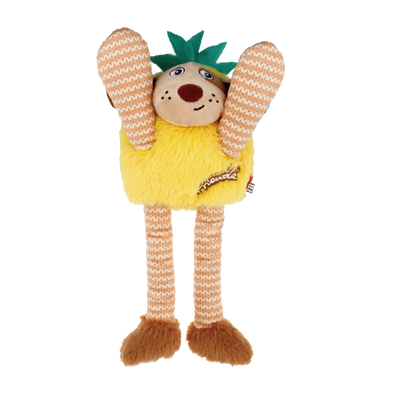 GiGwi Plush Friendz Pineapple Dog Dog Toy - Dog Toys - GiGwi - Shop The Paw