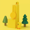 Line Friends Sally LED tags for dogs & cats