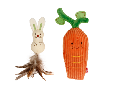 GiGwi Meow Than 1 Cat Toy - Carrot with Rabbit - cat toys - GiGwi - Shop The Paw