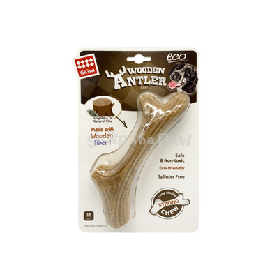 GiGwi Splinter-free Wooden Antler - Dog Toys - GiGwi - Shop The Paw