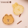 [Limited] Line Friends Nose Work Brown and Cony Cookies Plush Dog Toy