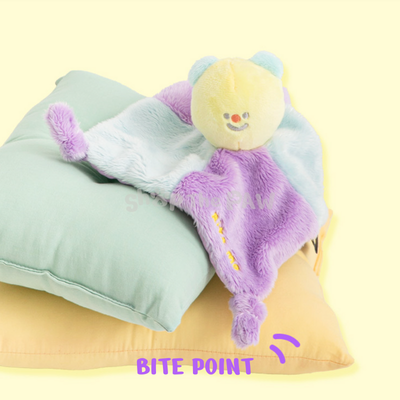 Bite Me Crinkle Blanket Dog Toy (Bear / Rabbit)