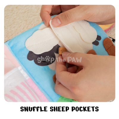 Bite Me Goodnight Snuffle Book Nose Work Dog Toy