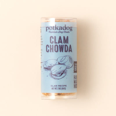 Polkadog Mini Tube - Clam Chowda Dog Treats