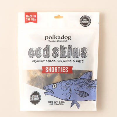 Polkadog Cod Skin Jerky Dog Treats (3 Sizes)