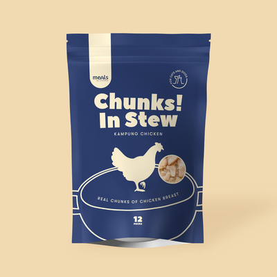 Streetpaw Kampung Chicken Chunks in Stew [For Cats🐱 and Dogs🐶]