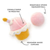 The Foggy Dog Cupcake Interactive Snuffle Dog Toy