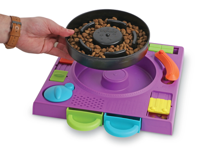 Brightkins DJ Doggo Puzzle Feeder -- Brightkins Pet - Shop The Paw