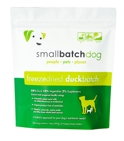 Smallbatch Freeze Dried Raw Slider - Duck Sliders - Non-prescription Dog Food - Smallbatch - Shop The Paw