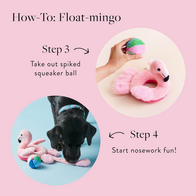 The Foggy Dog Float-mingo Dog Toy