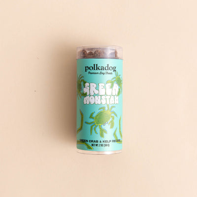 Polkadog Mini Tube - Green Monstah Dog Treats