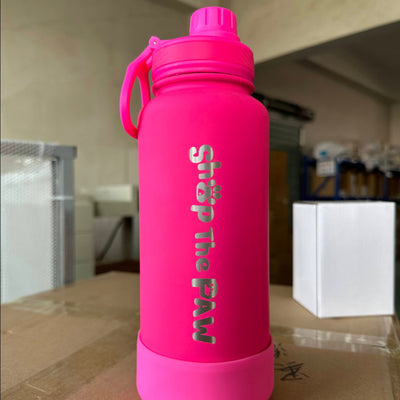 Shopthepaw Double Walled Vacuum Water Bottle - Magenta - Pet Bowls, Feeders & Waterers - shopthepaw - Shop The Paw