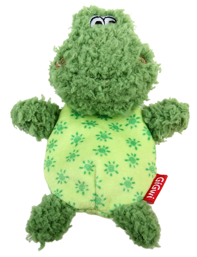 GiGwi Plush Friendz with Two Refillable Squeakers - Frog - Dog Toys - GiGwi - Shop The Paw