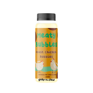 Meaty Bubbles - Roast Chicken Flavour [EXP 01/26] Pet Friendly Bubbles