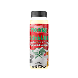Meaty Bubbles - Strawberries & Cream Bubbles Flavour [EXP 06/26] Pet Friendly Bubbles