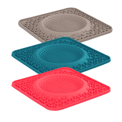 Messy Mutts Therapeutic Dog Lick Bowl Mat (3 Colors) - Pet Bowls, Feeders & Waterers - Messy Mutts - Shop The Paw