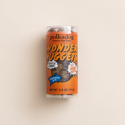 Polkadog Peanut Butter - Wonder Nuggets Mini Tube Dog Treats