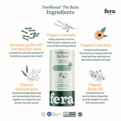 Fera Pet PawBiome® Pet Balm for Dogs and Cats