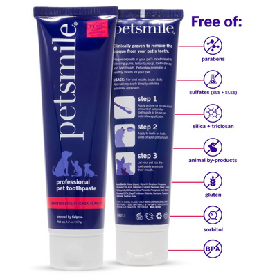 Petsmile Professional Pet Toothpaste - Rotisserie Chicken Flavor