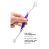 Petsmile Professional Pet Toothbrush - Patented 45° Dual-Ended Brush Head