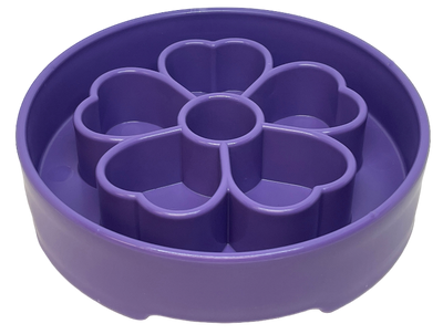 Sodapup - eBowl Enrichment Slow Feeder Bowl for Dogs - Flower