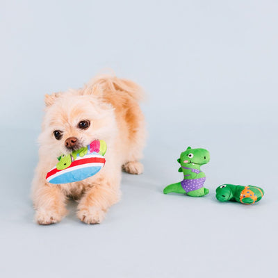 Fringe Studio Rawr-ing Summer Mini Dog Toy - Toys - Fringe Studio - Shop The Paw