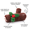 The Foggy Dog Yule Log Interactive Snuffle Dog Toy