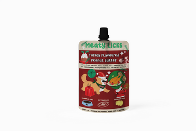 Meaty Licks Peanut Butter - 6 Flavours