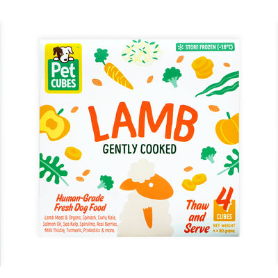 PetCubes Gently Cooked Dog Food - Lamb - Food - PetCubes - Shop The Paw