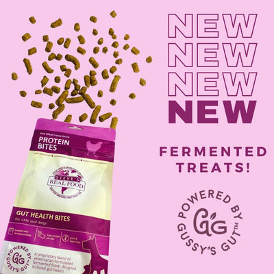 Steve's Real Food Freeze Dried Fermented Gut Health Treats - Chicken Protein Bites - Dog Treats - Steve's Real Food - Shop The Paw