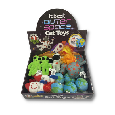 fabcat ®Outer Space Catnip Interchangeable Plush Cat Toy - Toys - fabcat® - Shop The Paw